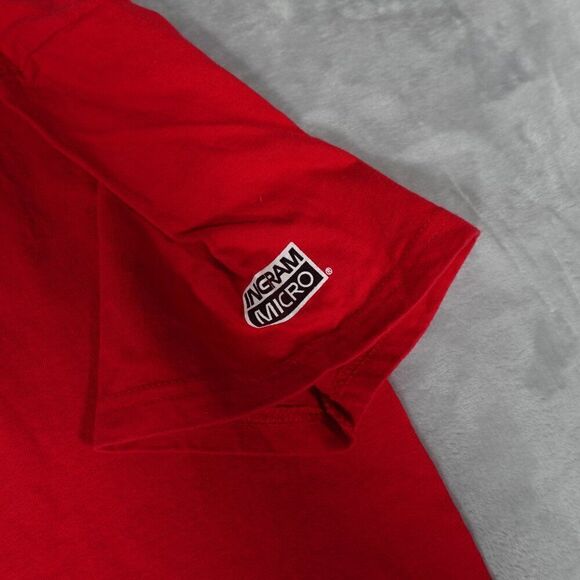 Vintage Adobe Acrobat 7.0 Computers Tech T Shirt Mens L Slim Red 2004 - Picture 4 of 9